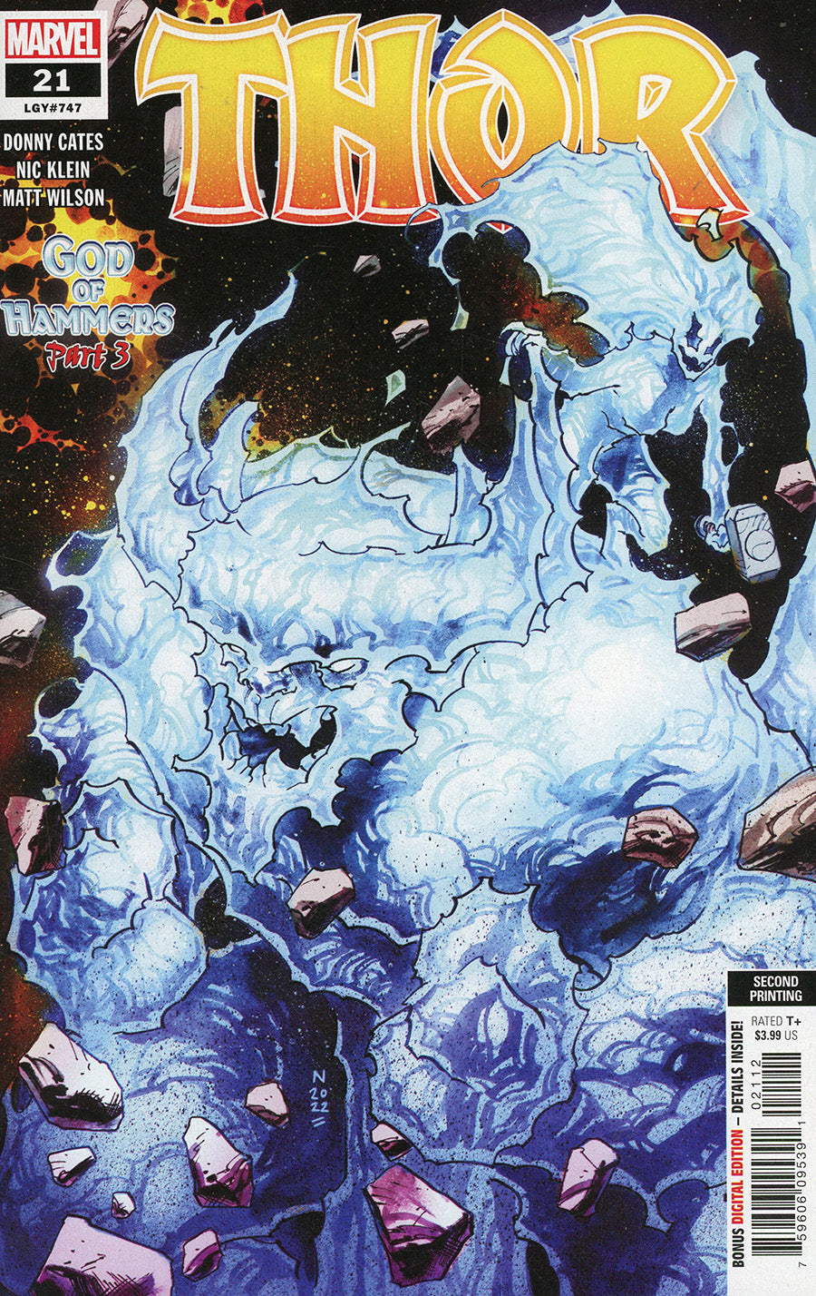 THOR 21 KLEIN 2ND PRINTING VARIANT (03/02/2022)