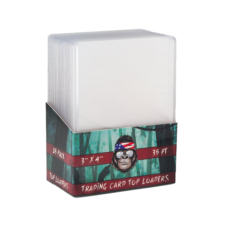 Trading Card Top Loaders — Case of 2,000 (3" x 4")