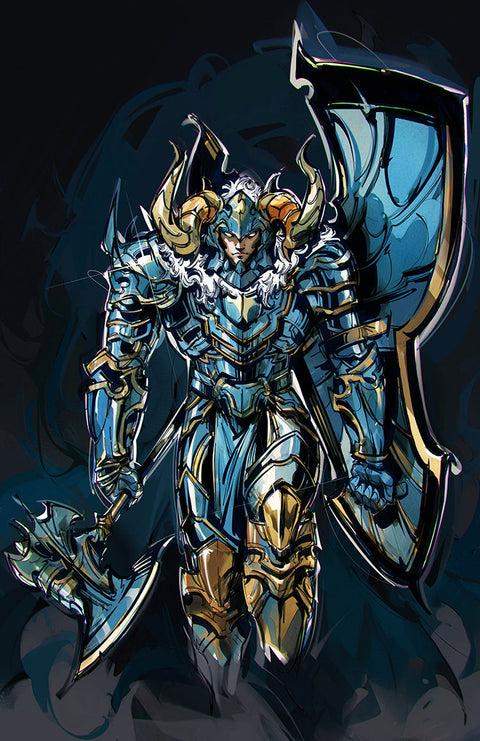 FAME: CHUGONG SOLO LEVELING - VIKTOR MILLER GAUSA IRON COVER A MEGACON 2026 EXCLUSIVE