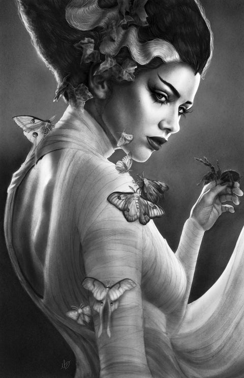 UNIVERSAL MONSTERS: THE BRIDE OF FRANKENSTEIN LIVES #1 - MICHELLE DIAS VIRGIN VARIANT HALLOWEEN 2026 KNIGHT OF COMICS EXCLUSIVE