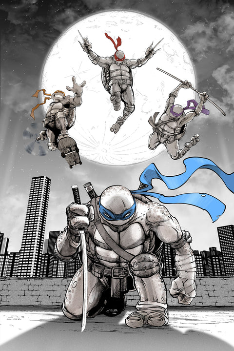 TEENAGE MUTANT NINJA TURTLES #20 300th ISSUE SPECIAL - STAN YAK COVER B FOIL VARIANT KNIGHT OF COMICS SDCC 2026 EXCLUSIVE