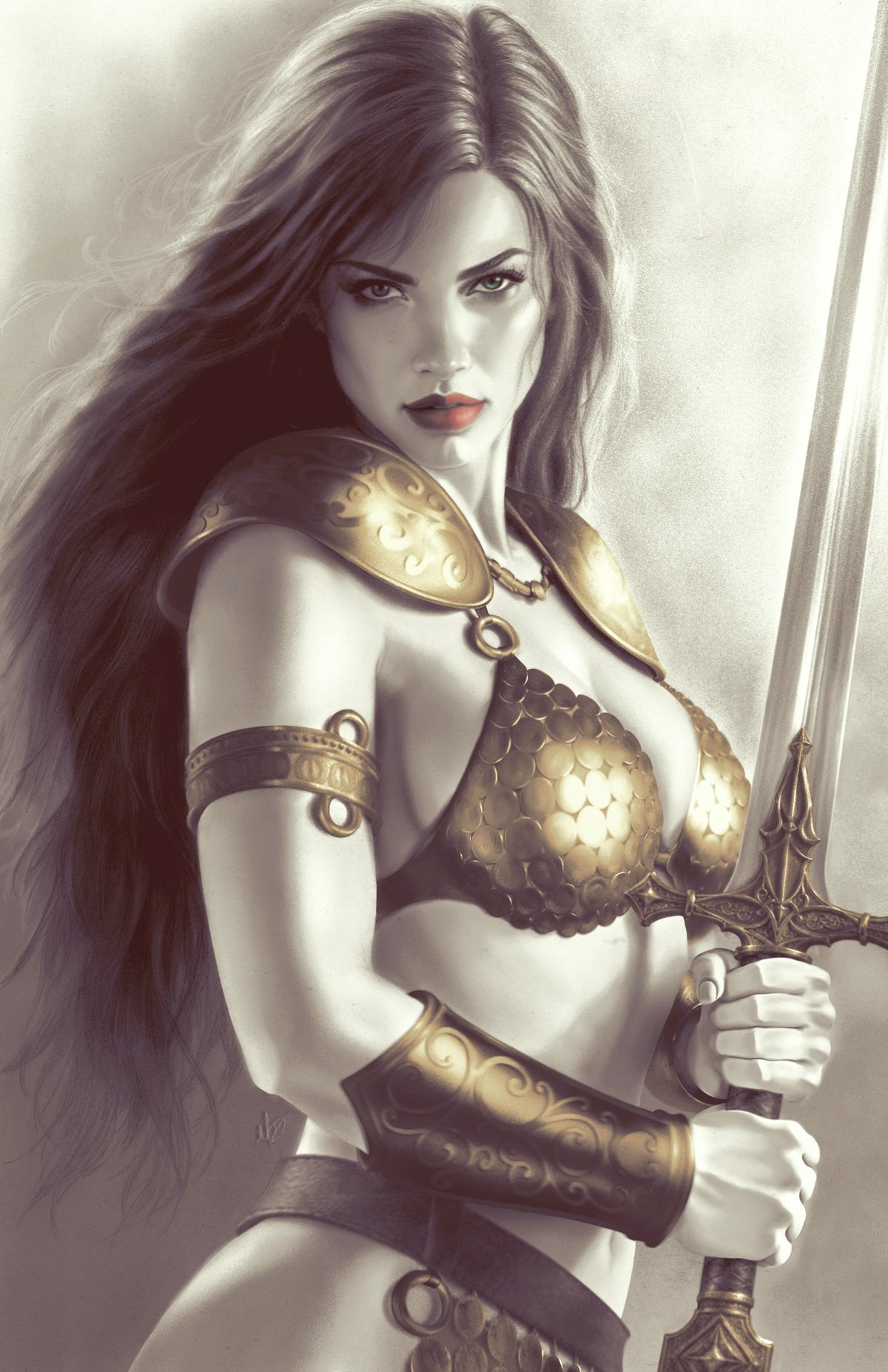 RED SONJA SHE-DEVIL WITH A SWORD #6 - MICHELLE DIAS COVER B VARIANT KNIGHT OF COMICS NYCC 2026 EXCLUSIVE
