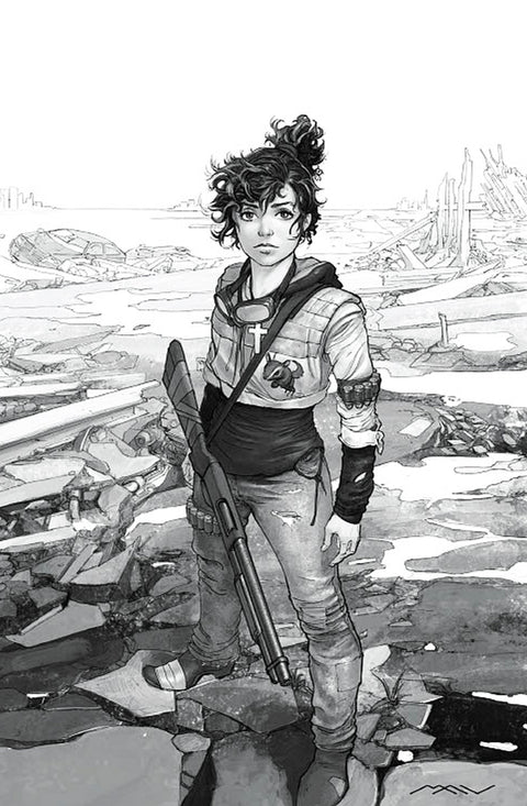 WHITE SKY #1 SECOND PRINTING - JEAN PAUL MAVINGA INK EDITION KNIGHT OF COMICS MEGACON 2026 EXCLUSIVE