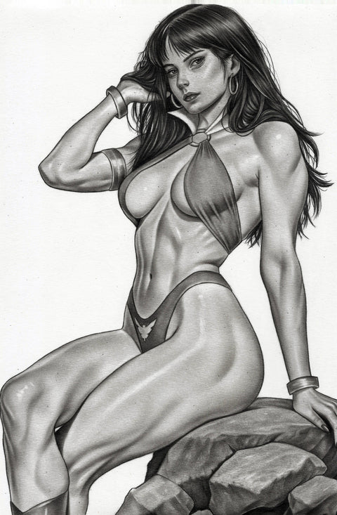 VAMPIRELLA ARMAGEDDON #12 - ALAN BORGES COVER B SKETCH VARIANT KNIGHT OF COMICS SDCC 2026 EXCLUSIVE