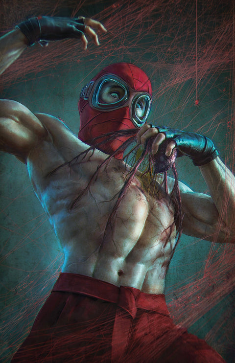 MIDNIGHT SPIDER-MAN #1 - TIAGO DA SILVA VIRGIN VARIANT KNIGHT OF COMICS NYCC 2026 EXCLUSIVE