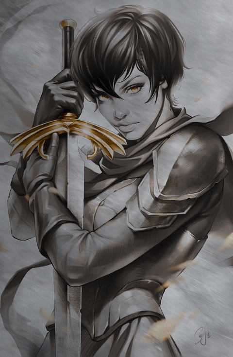 TRIBUTE KENTARO MIURA CREATOR OF BERSERK - KATYA SINYUKHINA COVER B METAL KNIGHT OF COMICS FANEXPO NEW ORLEANS 2026 EXCLUSIVE
