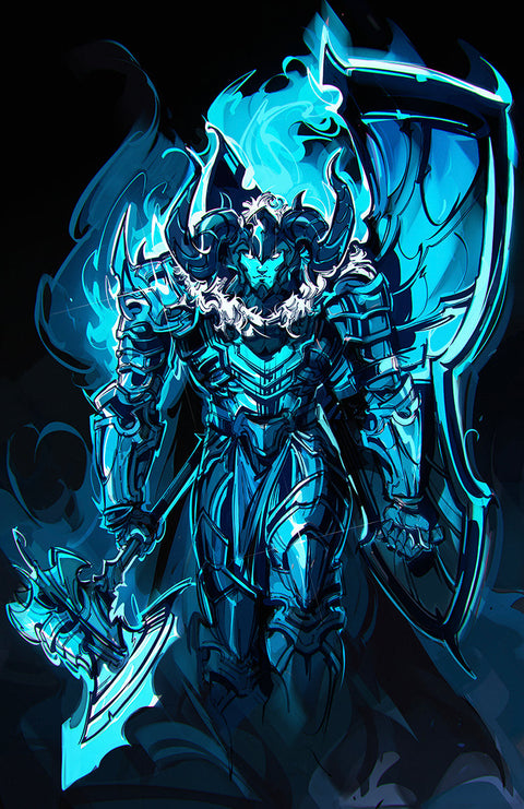 FAME: CHUGONG SOLO LEVELING - VIKTOR MILLER GAUSA IRON COVER B MEGACON 2026 KNIGHT OF COMICS EXCLUSIVE