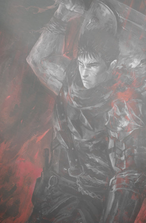 TRIBUTE KENTARO MIURA CREATOR OF BERSERK - SHIMHAQ COVER A WHITE METAL KNIGHT OF COMICS FANEXPO NEW ORLEANS 2026 EXCLUSIVE