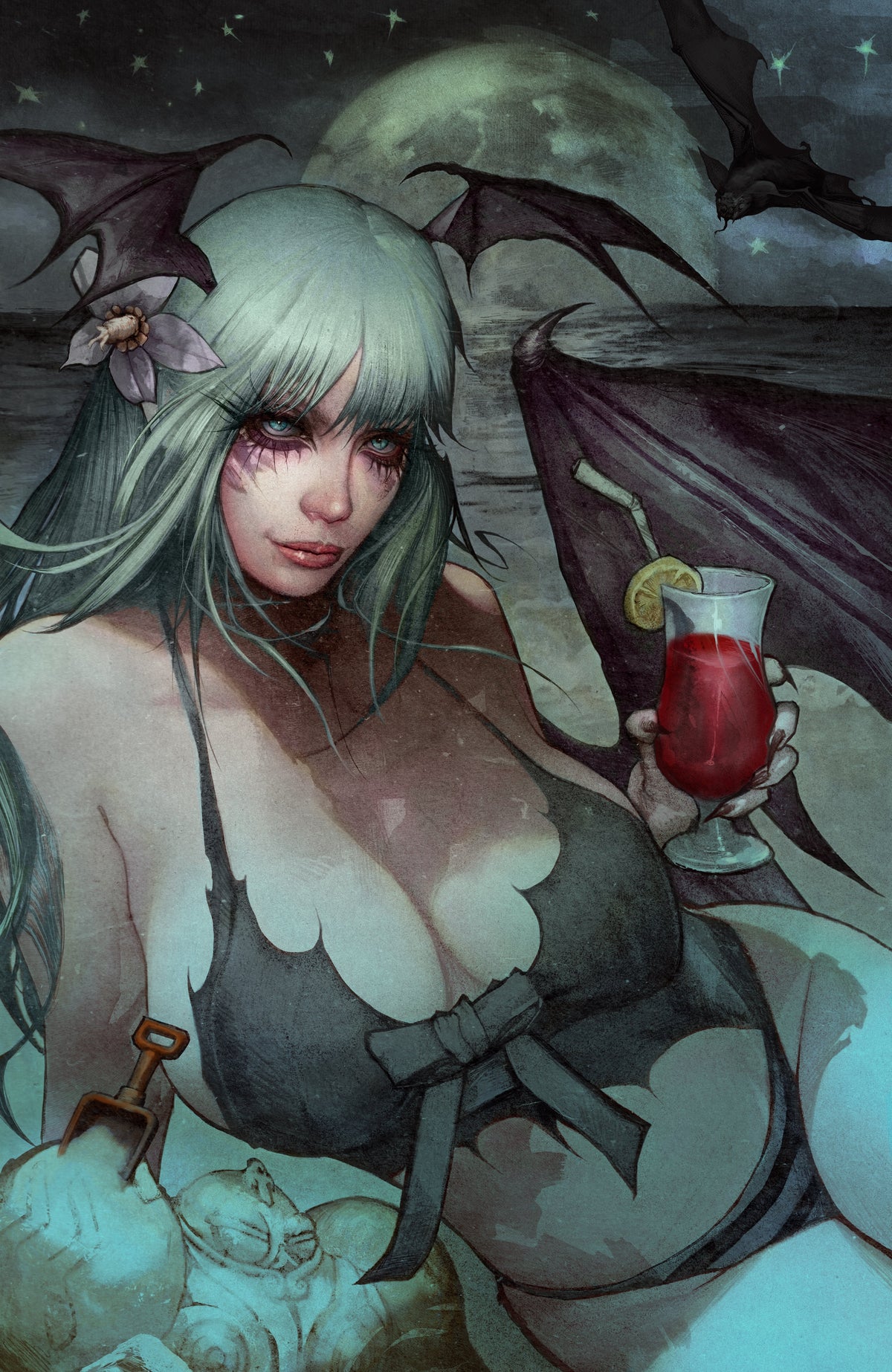 2026 STREET FIGHTER SWIMSUIT EDITION - DAN QUINTANA COVER A VIRGIN VARIANT KNIGHT OF COMICS SDCC 2026 EXCLUSIVE