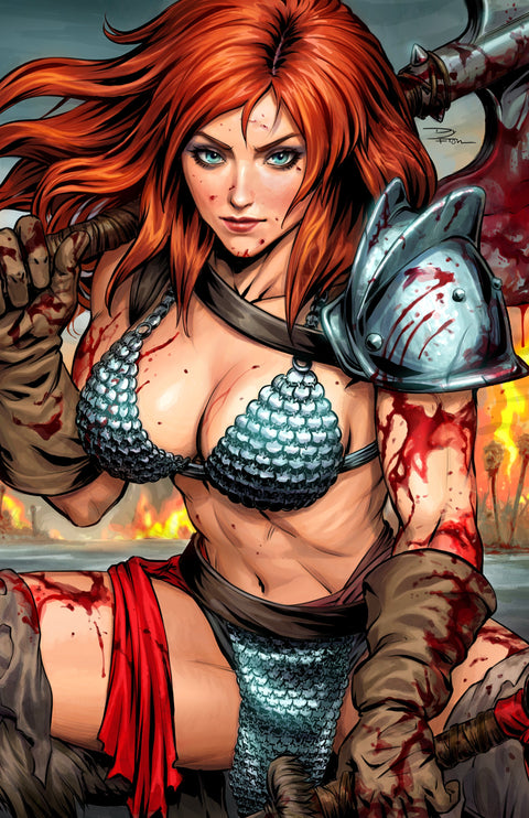 SONJA REBORN #4 - KARN KIRK RATANASIN COVER A FANEXPO NEW ORLEANS KNIGHT OF COMICS EXCLUSIVE