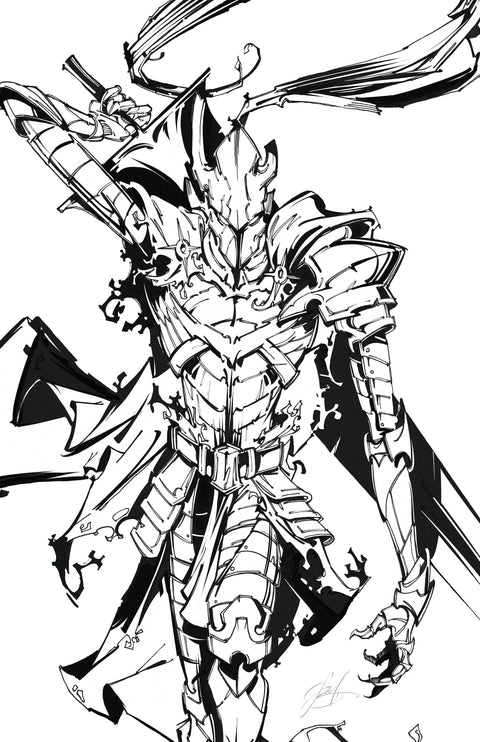 FAME: CHUGONG SOLO LEVELING - VIKTOR MILLER GAUSA IGRIS COVER A WHITE METAL FANEXPO NEW ORLEANS KNIGHT OF COMICS EXCLUSIVE