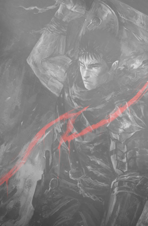 TRIBUTE KENTARO MIURA CREATOR OF BERSERK - SHIMHAQ COVER B WHITE METAL FANEXPO NEW ORLEANS KNIGHT OF COMICS EXCLUSIVE