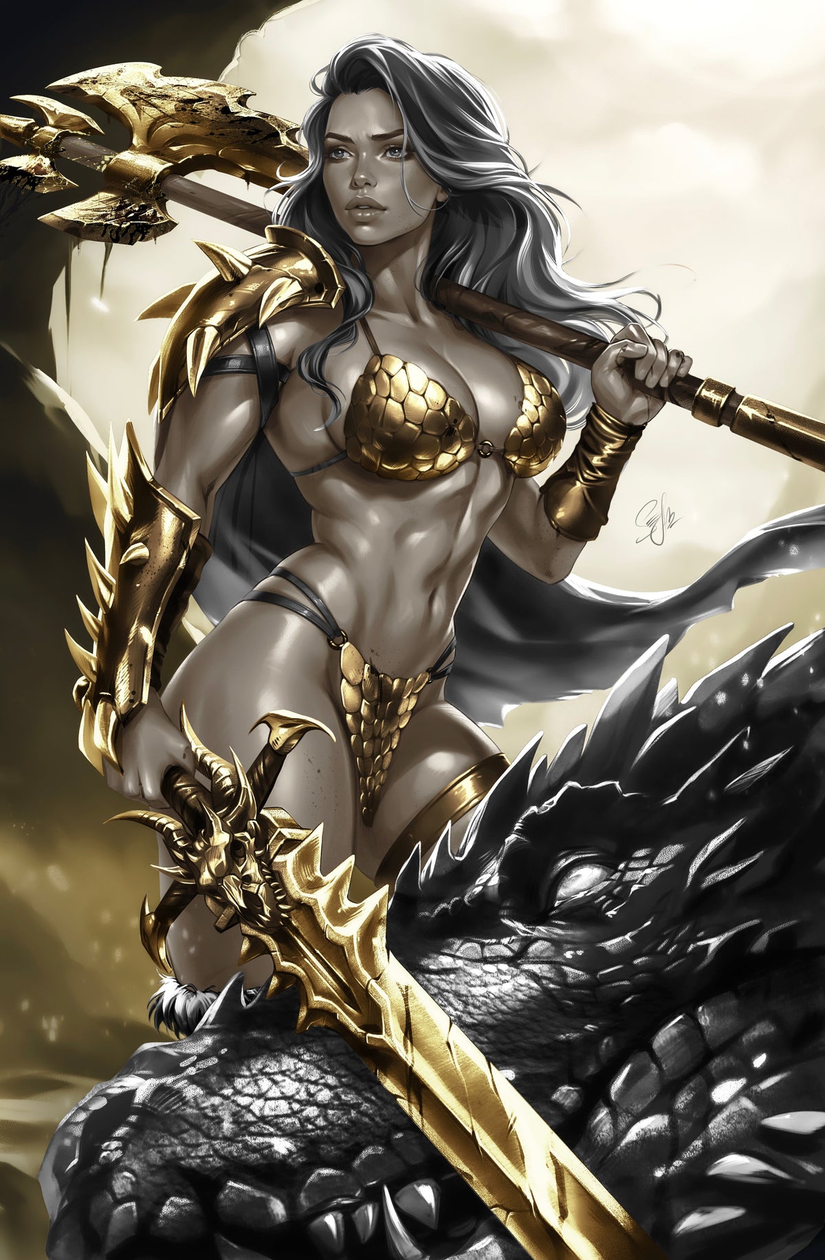 SONJA REBORN #6 - KATYA SINYUKHINA COVER B VIRGIN VARIANT KNIGHT OF COMICS C2E2 2026 EXCLUSIVE