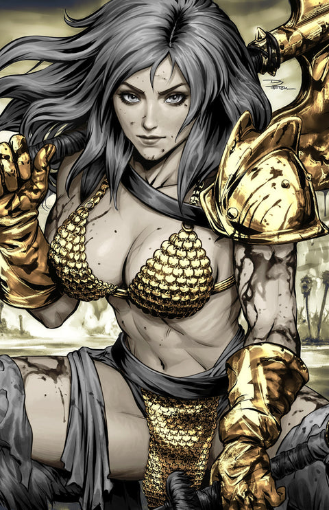 SONJA REBORN #4 - KARN KIRK RATANASIN COVER B FANEXPO NEW ORLEANS KNIGHT OF COMICS EXCLUSIVE