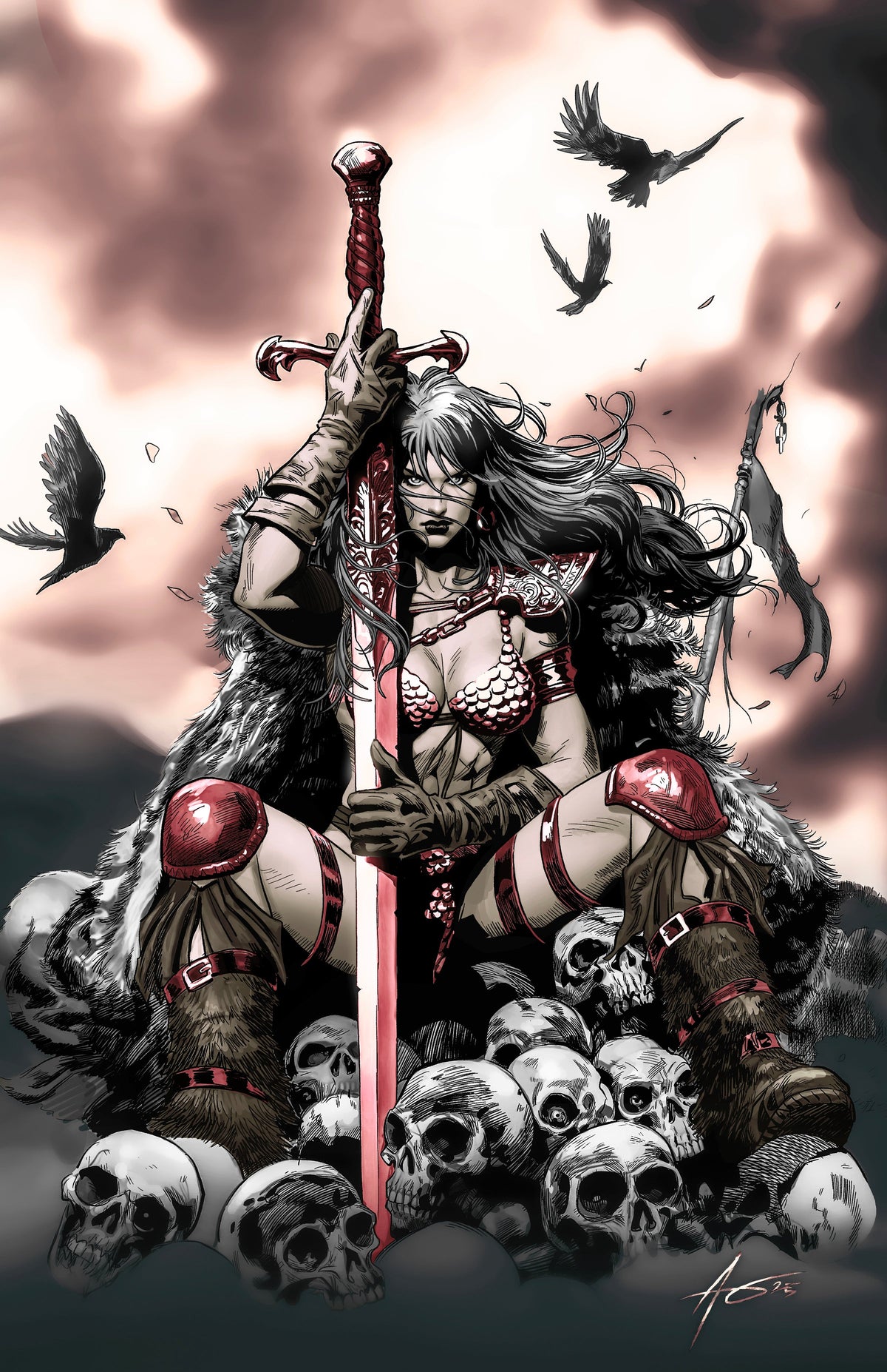SONJA REBORN #5 - RUDY AO & MARCIAL TOLEDANO COVER C KNIGHT OF COMICS MEGACON 2026 EXCLUSIVE