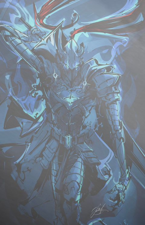 FAME: CHUGONG SOLO LEVELING - VIKTOR MILLER GAUSA IGRIS COVER C FOIL FANEXPO NEW ORLEANS KNIGHT OF COMICS EXCLUSIVE