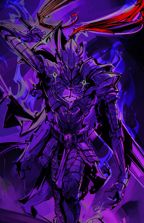 FAME: CHUGONG SOLO LEVELING - VIKTOR MILLER GAUSA IGRIS COVER D METAL FANEXPO NEW ORLEANS KNIGHT OF COMICS EXCLUSIVE