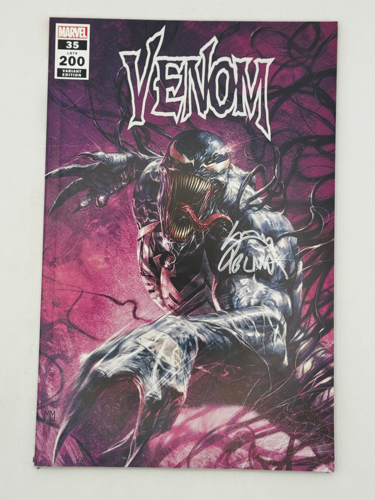 [Signed by Ryan Stegman] VENOM #35 200TH ISSUE UNKNOWN COMICS MASTRAZZO EXCLUSIVE VAR