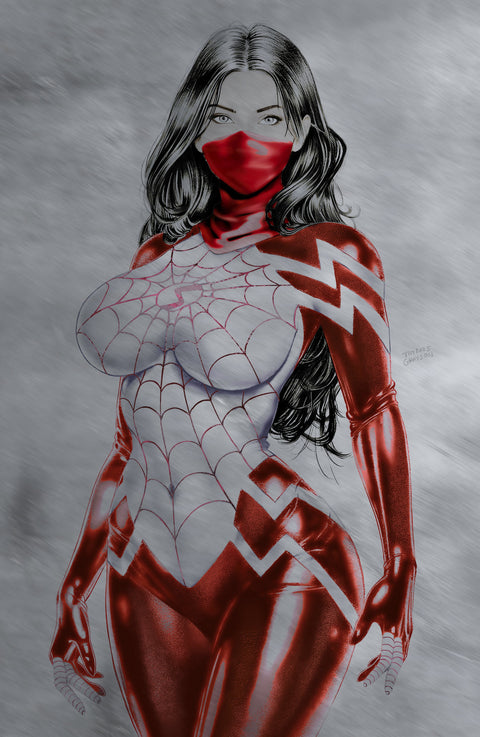 WAIFU CHRONICLES #1 - GHOST SPIDER COSPLAY - TIM GRAYSON COVER C METAL KNIGHT OF COMICS EXCLUSIVE